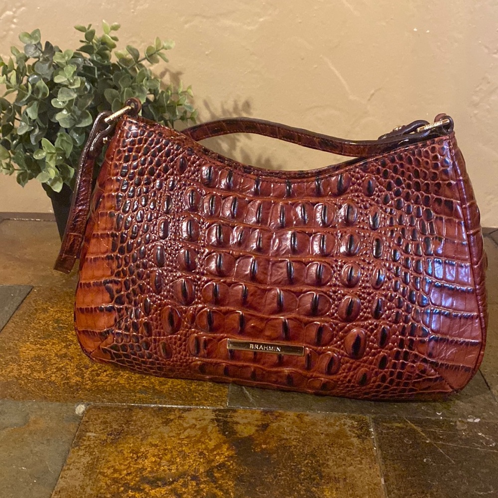 🐊 BRAHMIN PECAN MELBOURNE SHOULDER BAG
